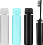 3 Pcs Travel Toothbrush Set, Mini Toothbrushes with Cover, Soft Toothbrushes Foldable Handle for Camping Hiking Traveling School