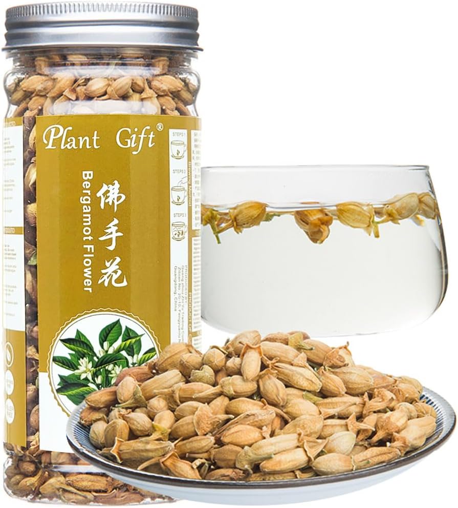 Plant Gift China tea Bergamot Flower Tea 佛手花 skin care Health Natural Herbal Flower Tea 80g/2.82oz