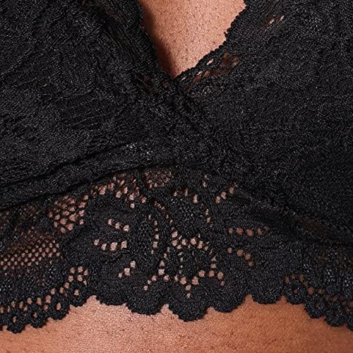 Obsessive Black Lace Lingerie Set