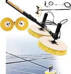 Electric Solar Photovoltaic Panel Cleaning(Double Head),Solar Cleaning Brush,Cleaning Width 65cm,telescopic solar panel cleaning brushes rod,Large Cleaning Range,3.5m