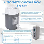 Cryo Cuff Ankle Cold Therapy Machine Kit, Cryotherapy Freeze System Portable Ankle Cold Compression Machine Cold Pack for Long-Term Relief Ankle's Injuries Pain and Post-Surgery Recovery