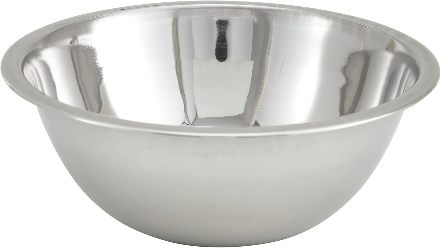 Winco 3 Quart Heavy-Duty Stainless Steel Mixing Bowl