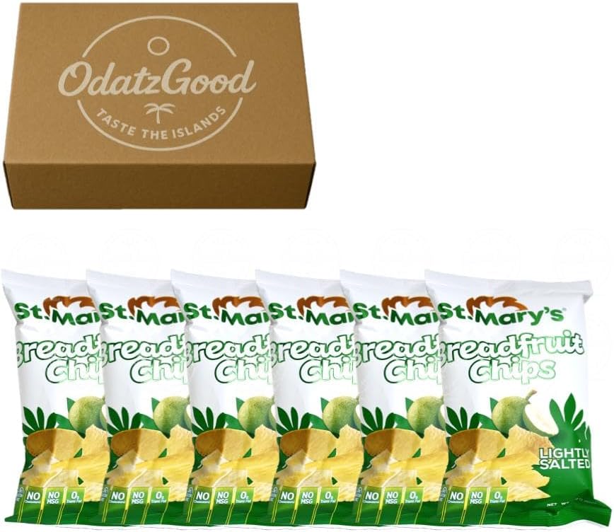 St. Mary’s BreadFruit Chips 1.7oz (50g) 6-Pack – Curated & Packaged by ODatzGood