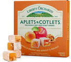 Liberty Orchards Original Aplets & Cotlets - Gourmet Chewy Snack in Gift Box, Gluten Free, Lokum with Nuts, Apricot Walnut Vegan Turkish Delight Candy 10 Oz