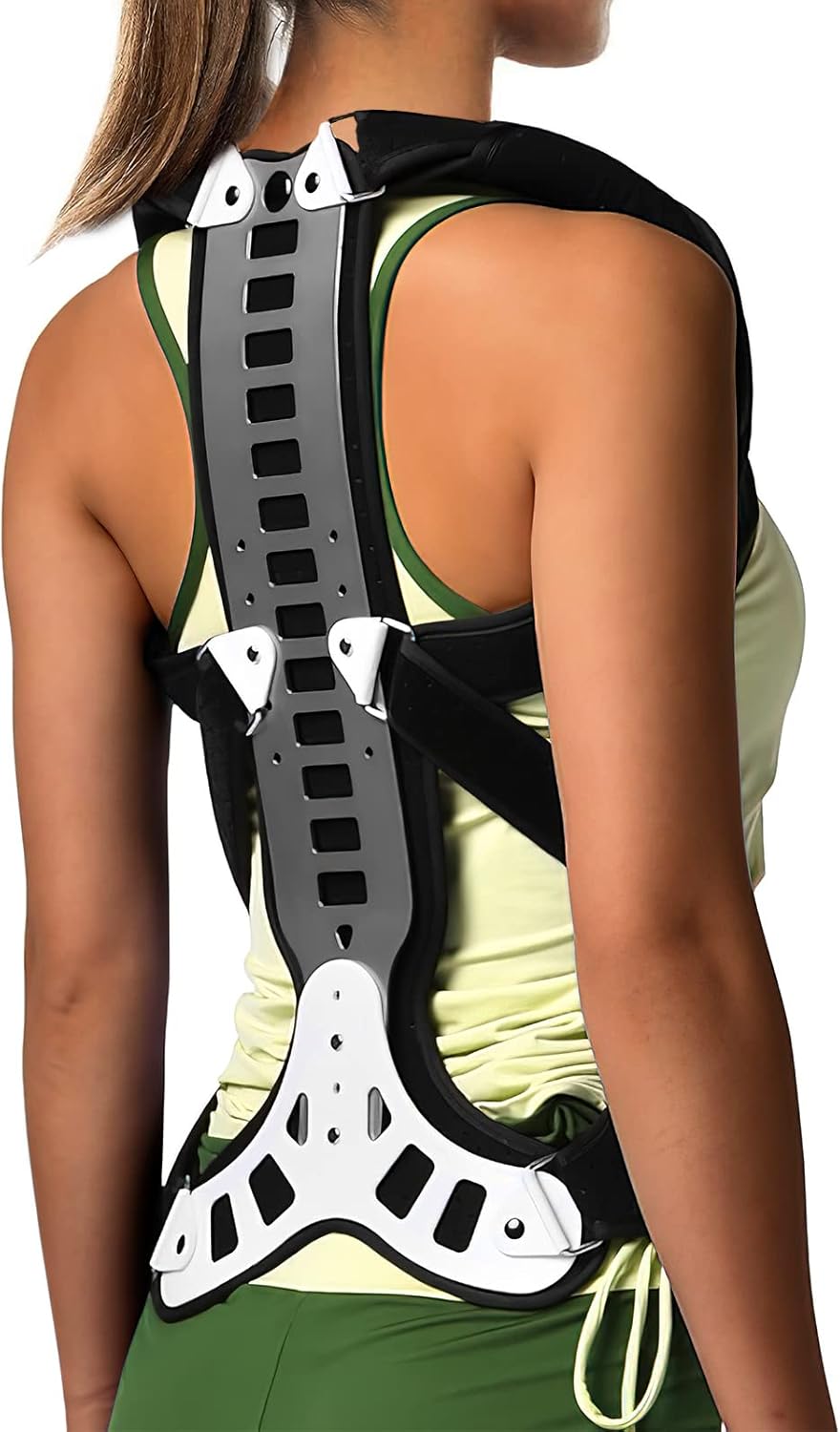Posture Corrector Back Support for Hunched Back, Kyphosis and Vertebral Compression Fracture Men and Women (Small)