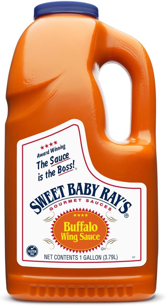 Sweet Baby Ray's Buffalo Wing Sauce | Gluten Free | Kosher | 1 Gallon