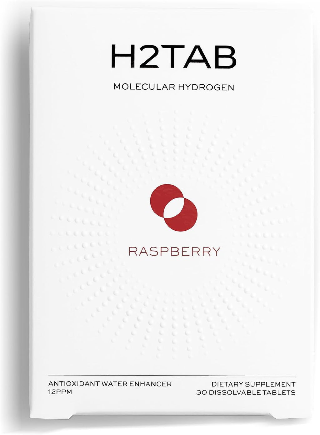 Molecular H2TAB Hydrogen Water Tablets with Magnesium -12 PPM Hydrogen Tablets for Drinking Water -Rich in Antioxidants, Supports Cellular Health, Recovery & Cognitive Function (30 Counts, Raspberry)
