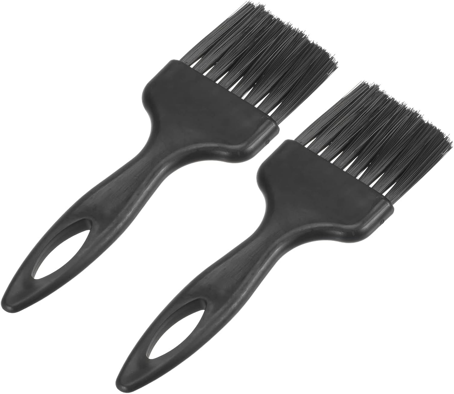 uxcell 2 Pcs Anti Static ESD Brush Plastic Handle Nylon Lab Cleaning Brushes for Electronics Keyboard PCB BGA Repair Soldering, 40x55mm Bristles