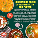 MTR Ready-To-Eat: Desi Special - Assorted Pack of 4 (Paneer Tikka Masala, Paneer Butter Masala, Rajma Masala, Pav Bhaji) - Authentic Indian Food with No Added Preservatives - Suitable for Vegetarians