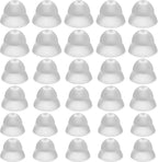 30 Pcs Dome Hearing Aid Silicone Hearing Aid Domes Hearing Aid Power Medium Power Small Close Ear Tips Hearing Direct Large Power for Hearing Resound Accessories(White)