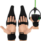 2 PCS Stroke Finger Splint Brace Ability, Finger Rehabilitation Auxiliary Training Gloves for Elderly Patients, Anti-Spasticity Hand Therapy Equipment for Fist Stroke Hemiplegia Hand Training, Black