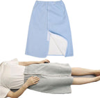 Yodilala Unisex Diaper Skirt, Leak-Proof Waterproof pad, Adjustable and Reusable, Suitable for bedridden Elderly, Menstruating Women, and Children with Urinary Incontinence(Blue,XL)