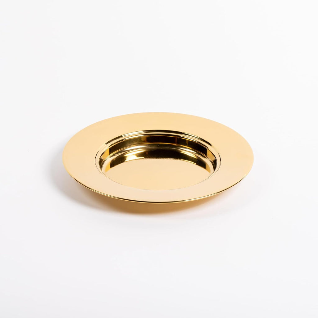 BROADMAN CHURCH SUPPLIES RemembranceWare Communion Bread Plate, Brass