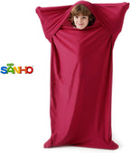 SANHO Premium Sensory Sock Body Sock, Perfect for Children with Sensory Processing Disorder, Updated Version (Wine red, Large)