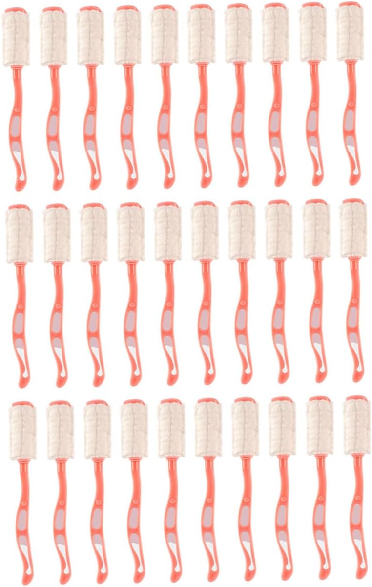 FRCOLOR 30pcs Disposable Maternity Gauze Toothbrush Full Mouth Toothbrush for Pregnant Women Super Soft Safety Gauze