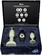 b-Vibe Asstronaut Anal Plug Set - 10 Piece Silicone Vibrating Butt Plug Anal Sex Toys for Adults