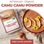 Healthworks Superfoods Camu Camu Powder Organic - 8 Oz - All-Natural & Certified Organic - Antioxidants, Vitamin C & Potassium - Peruvian Origin - Juices, Teas & Smoothies