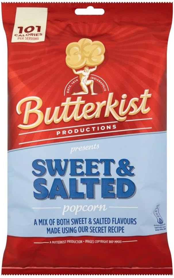 Butterkist Popcorn - Sweet & Salted (100g) - Pack of 6
