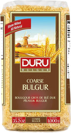 Duru Coarse Bulgur for Pilaf– 2.2lb (1000g), Wheat Berries, 100% Natural and Certificated, High Fiber and Protein, Non-GMO, Great for Vegan Recipes, Better than Rice