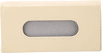 Tyenaza Car Tissue Holder, PU Leather Space Saving Odorless Easy to Clean Sun Visor Napkin Dispenser(Khaki)