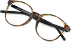 VisionGlobal Blue Light Blocking Glasses for Women Men, Stylish Oval Frame