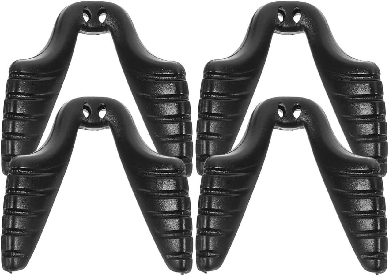 4Pcs Black Glasses Nose Pads Rubber Eyeglass Cushions Replacement Parts for Sports Sunglasses Cycling Nose Protector Outdoor Activities, Adjustable