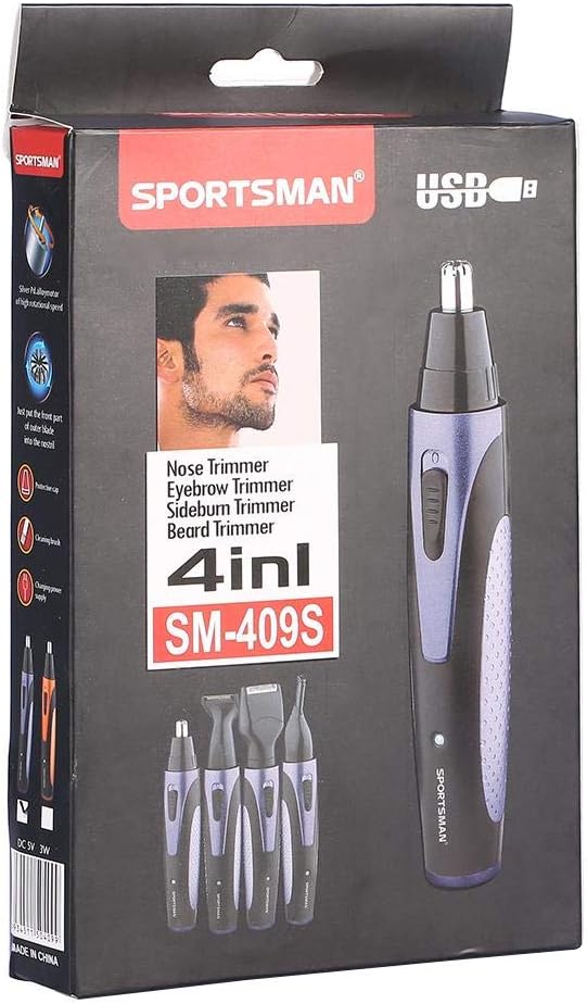 Sonew Electric Trimmer Kit,Automatic Rechargable Ear Eyebrows Hair Removal Trimmer Electric Face Shaver Set
