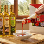 BASSO 1904 - Infused Extra Virgin Olive Oil Gift Box Set, First Cold Pressed, Variety Pack, 4 bottles x 8.5 fl.oz (250ml), Naturally Infused for Dipping & Tasting
