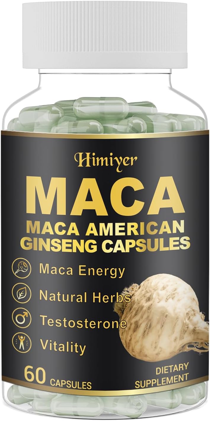 Himiyer Daily Male Nutritional Supplements Capsules – Dietary Supplement, 60 Capsules -1Bottle