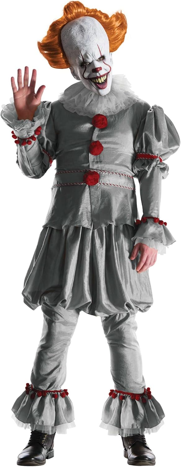 Rubies IT Movie: Pennywise Grand Heritage Costume for Adults, Men's Standard