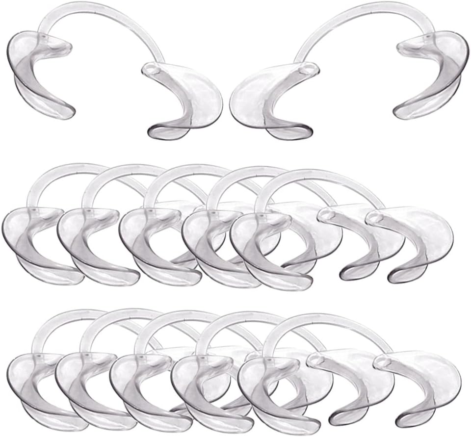 Airgoesin 12pcs Kid Children Dental Oral Cheek Retractor Lip Opener for Oral Check or Funny Speaking Game
