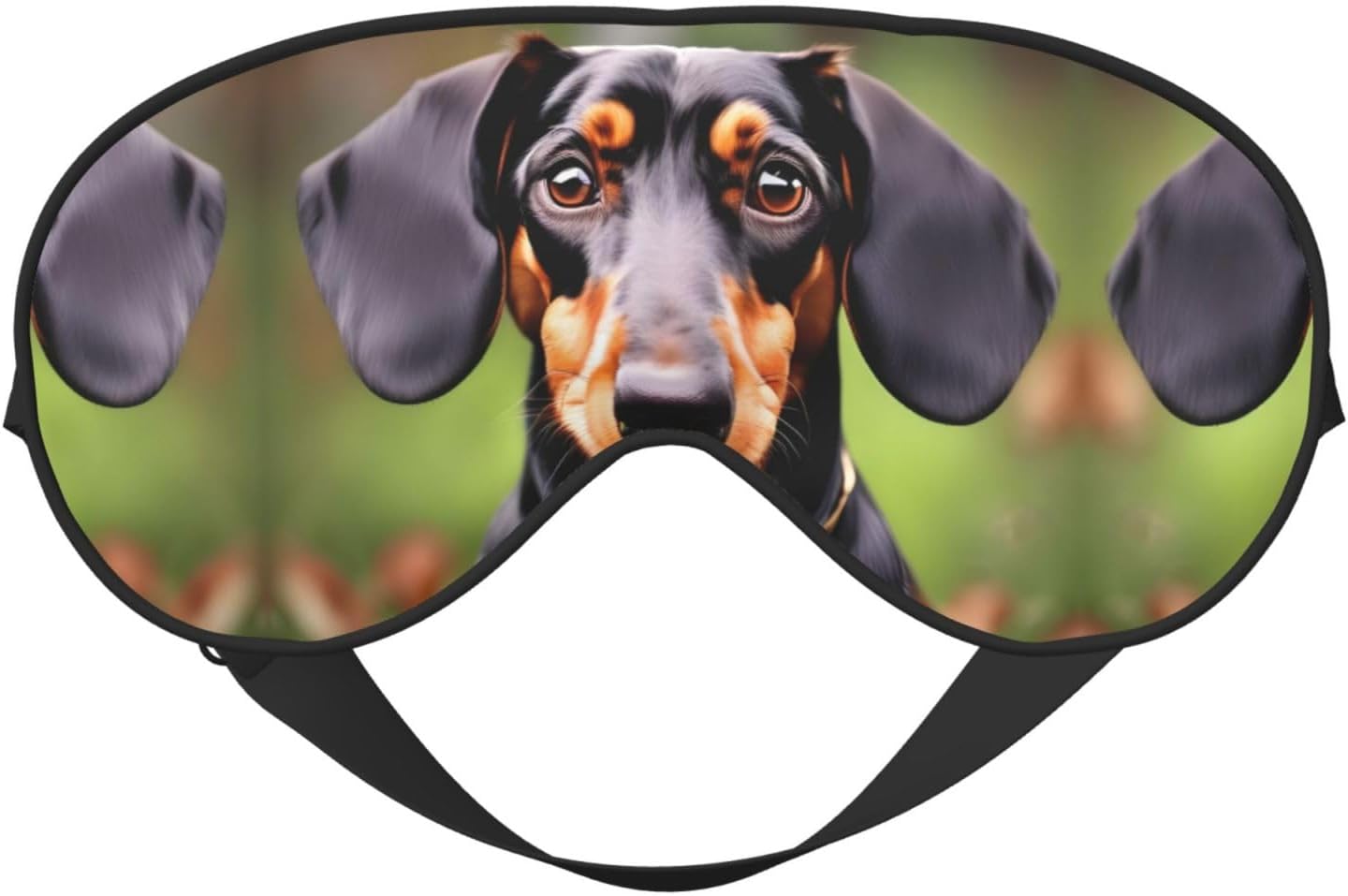 Dachshund Weiner Pet Dogs Print Block Out Light Sleeping Eye Mask,Night Blindfold, Breathable Soft Eye Shade Cover Gifts