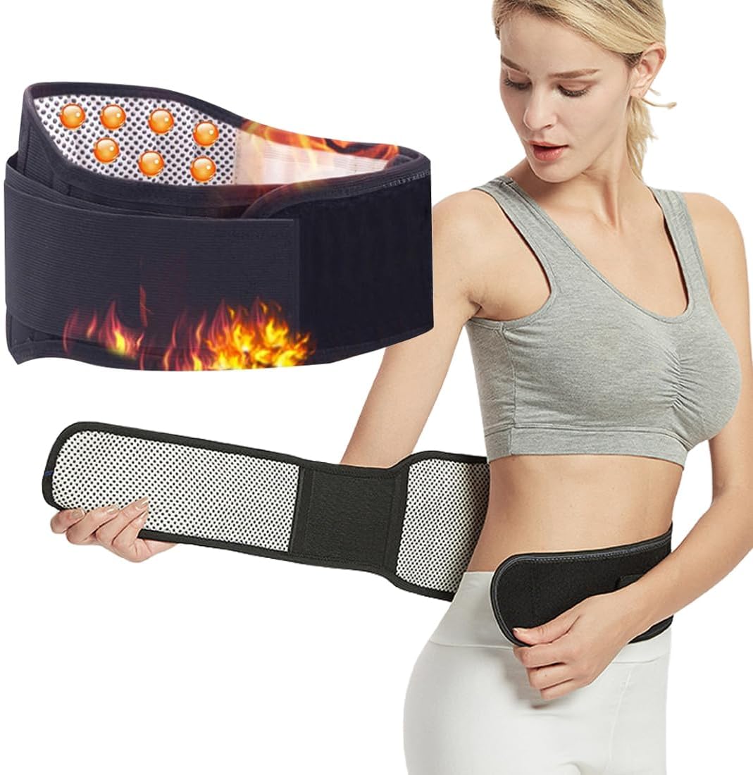PENINSULA LOVE Lumbar Back Support Brace Self-Heating Breathable Lower Back Support Belt for Men Women Sciatica Herniated Disc Scoliosis Pain Relief