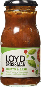 Loyd Grossman Pasta Sauce - Tomato & Basil (350g) - Pack of 6