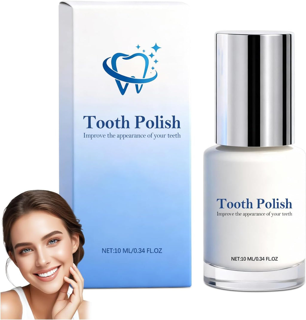 Tooth Polish, Tooth Whitening Paint, Cosmetic Teeth Polishing Liquid for Improving Teeth Appearance, Simple & Portable White Paint for Teeth - Regain Confident Smile