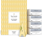 Tea Forte Bombay Chai Premium Caffeinated Black Tea Blend Event Box, Bulk Pack 40 Count, 10 per tray Individually Wrapped Handcrafted Pyramid Infusers