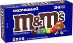 M&M'S Caramel Chocolate Candy, Made with Real Caramel and Milk Chocolates, 24 Count, 1.41 oz Candy Gifts