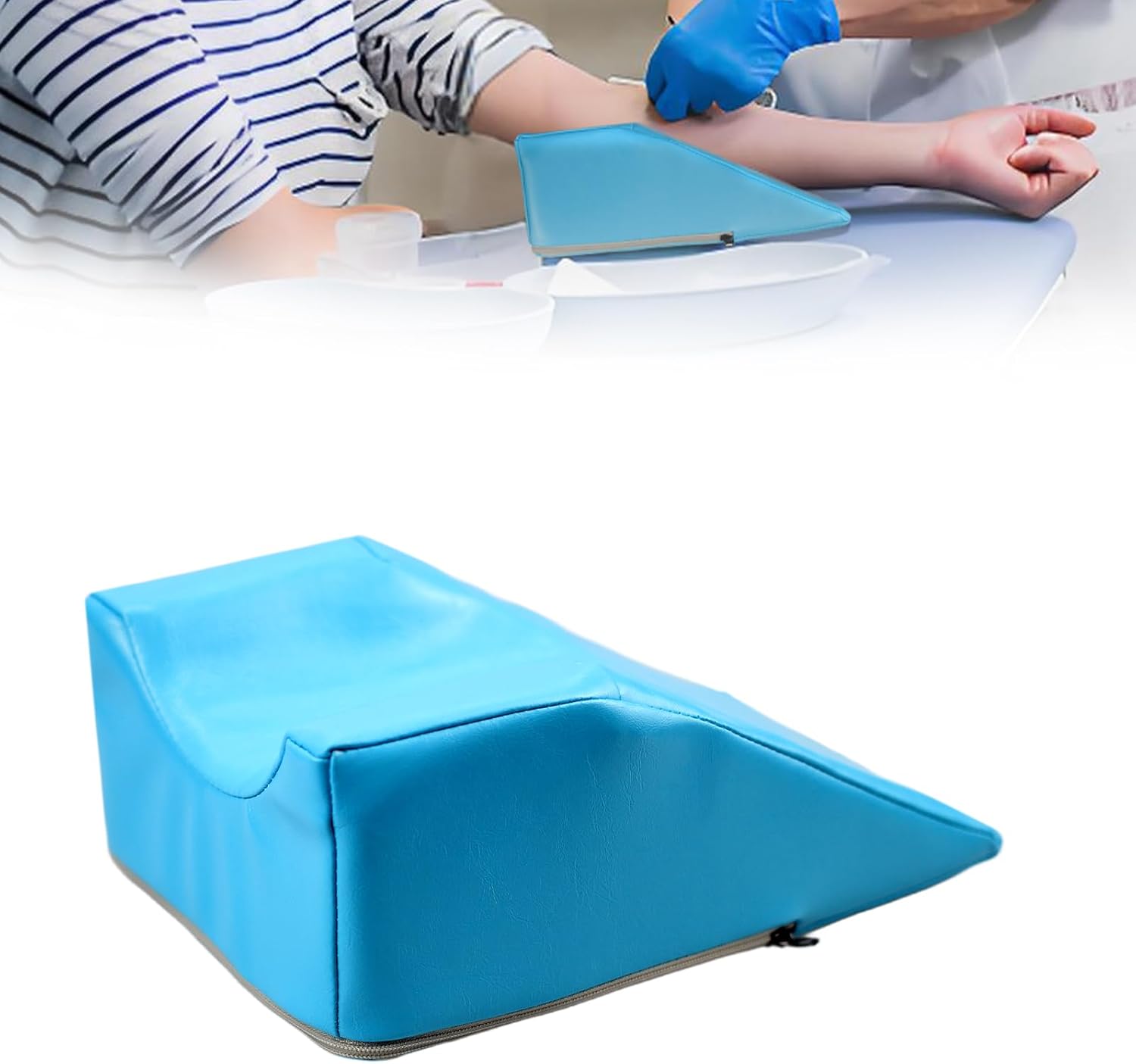 Injection and Infusion Arm Cushion, Arm Positioning Cushion with Foam Filling, Essential Items for Clinics, Hospitals and Nursing Care