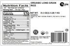 Yupik Organic Brown Rice, Long Grains, 2.2 lb (35.2 oz), Non-GMO, Vegan, Gluten-Free, Kosher, Salt-Free, Source of Fiber & Iron, Easy Preparation, Ideal for Recipes, Side Dishes, Salads & More