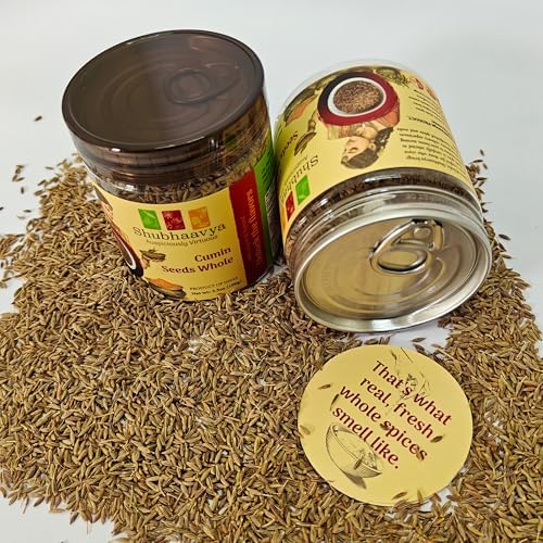 Shubhaavya Cumin Seeds Whole 3.5oz (100g) - Premium Indian Jeera | All Natural | Gluten Free | NON-GMO