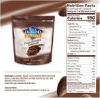 Blue Diamond Almonds, Oven Roasted Dark Chocolate Flavored Snack Nuts, Plant-Based Protein and Fiber, Perfect for Events, Holidays, Parties, and Lunch, Guilt-Free Snacking with Real Cocoa, 25 Oz Resealable Bag (Pack of 1)