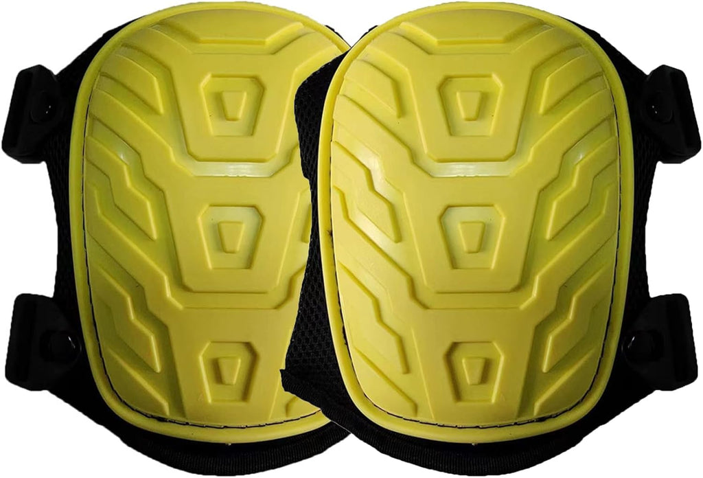 SUJAYU Work Knee Pads for Men Construction, Gardening Knee Pads for Work, Kneepads for Construction, Rodilleras de Trabajo Rodilleras Para Dolor de Rodillas (Yellow)