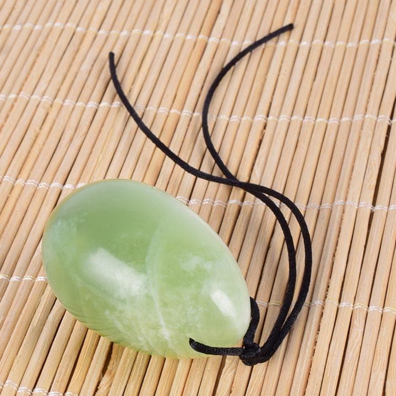 Big Yoni Egg 100% Natural Stone Jade Crystal Egg Drill 45 * 30 MM Mineral Ball Kegel,45x30 Xiu Yan Jade