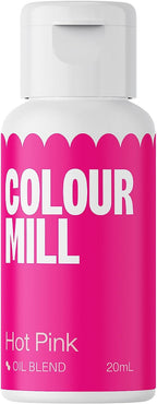 Colour Mill Oil-Based Food Coloring, 20 Milliliters Hot Pink
