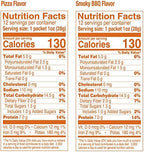 The Happy Snack Company Fava Beans Variety Pack 24 x 1 oz (Smoky BBQ Flavor and Pizza Flavor).Gluten free. Nut free. Dairy free. Non-GMO and Vegan. 5g Protein & 130 Cals.