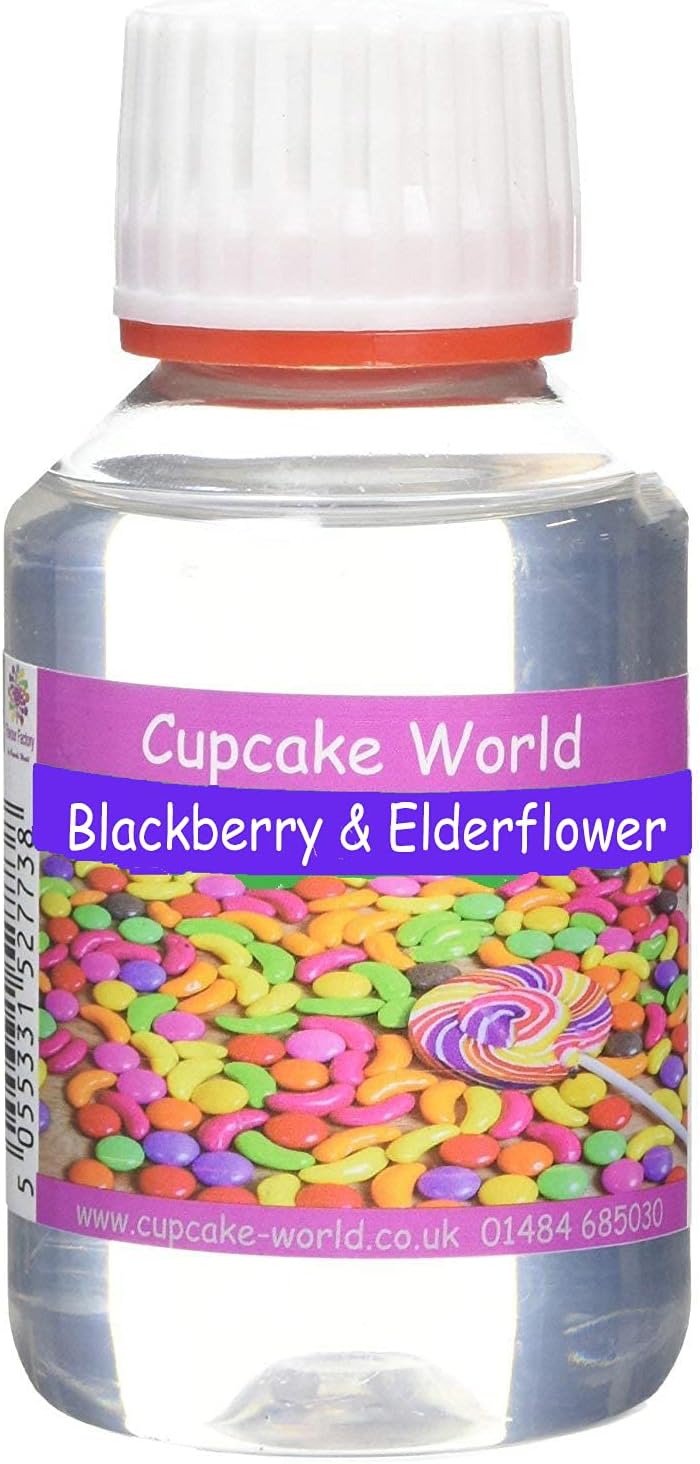 Cupcake World Blackberry and Elderflower Intense Food Flavouring 100 ml