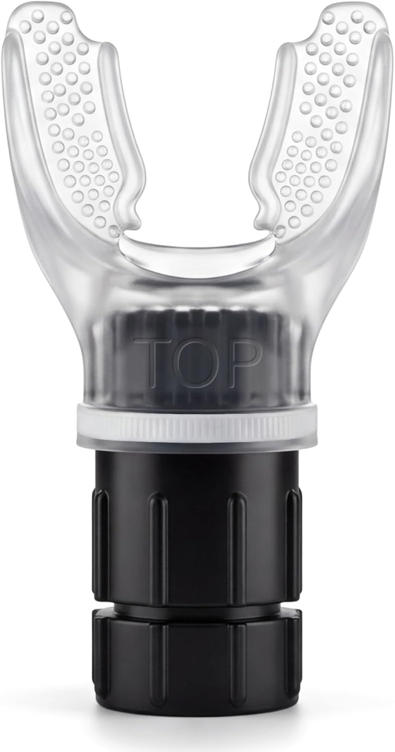 Expand-A-Lung | Breathing Exercise Fitness Trainer | Inspiratory Muscle Strength Tool | Breathe Easier with Stronger Lungs | Dual-Way Inhale-Exhale Adjustable Resistance Settings