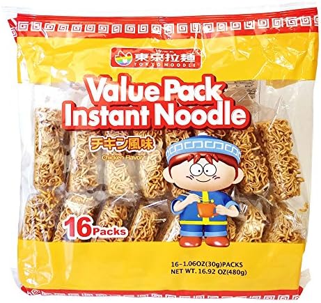 Tokyo Noodle Value Pack Instant Noodle Chicken Flavour 16 Packs 480g