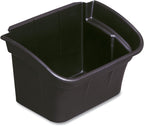 Rubbermaid Commercial Products Utility Cart 4-Gallon Bin, Black