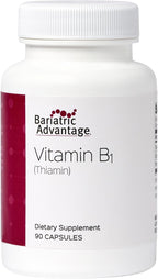 Bariatric Advantage Vitamin B1 Thiamin - 100 mg Thiamin Mononitrate - Easy Digest - Designed for Bariatric Patients - Supports Energy Production* - 90 Count